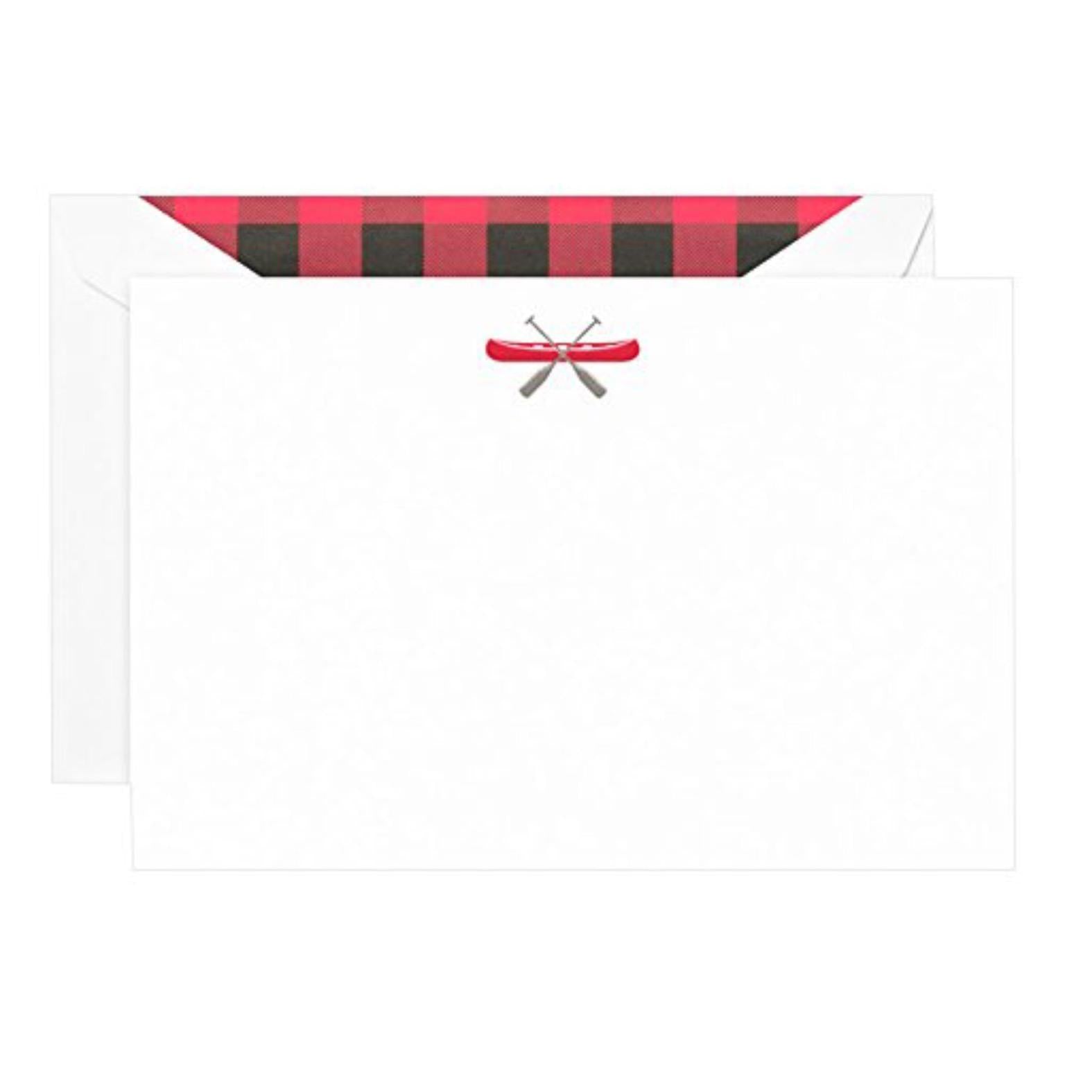 Engraved Canoe Boxed Cards